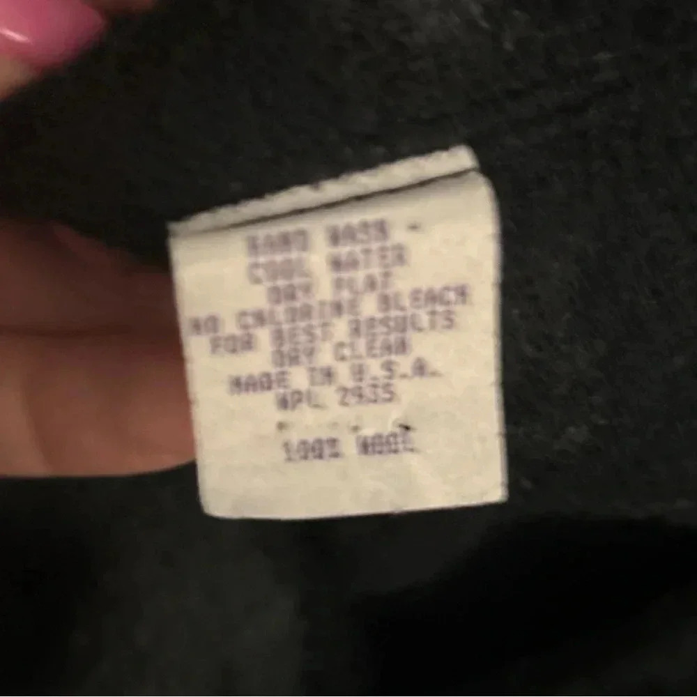 Wool Vest ALPS Vinage Green and Black Patterned Vest w/ Moose Size Med - Picture 4 of 5